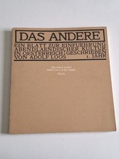 Das Andere - Massimo Cacciari. Adolf Loos e il suo Angelo