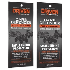 Driven Racing Oil 70042, Carb Defender Small Engine Fuel Additive, 1 oz (x2)