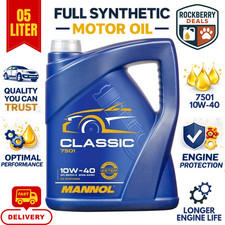 Mannol - Classic 10W40 Engine Oil ACEA A3/B4, API SN/CH-4 HC Synthese 7501 5L 3.98 per litre