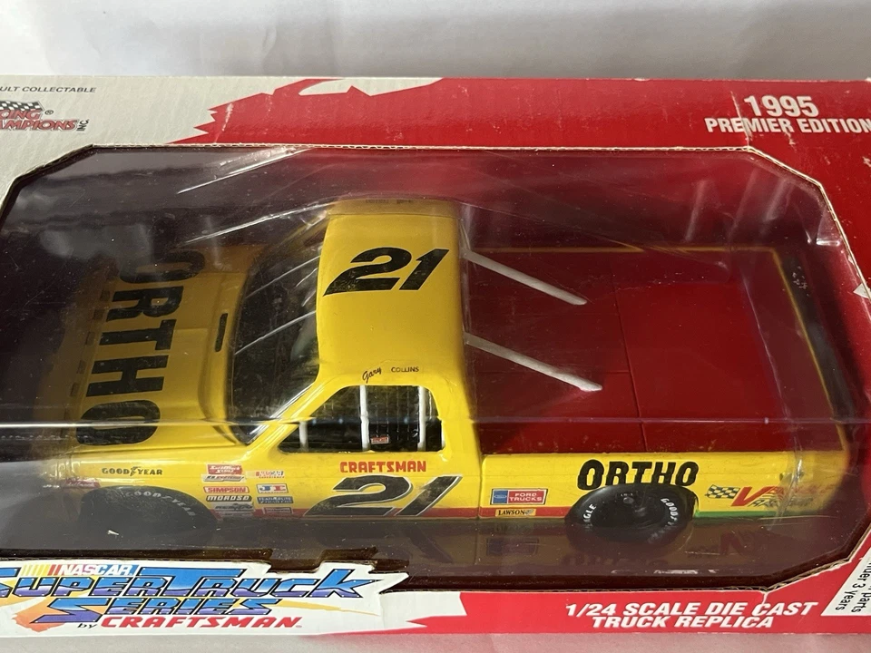 Camión diecast NASCAR Super Truck Series de Craftsman escala 1/24 1995 Premier #21 Foto 2 de 4
