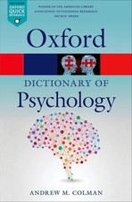 Image of A Dictionary of Psychology 4/e