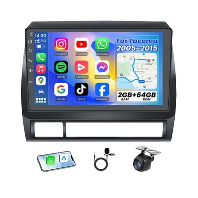 4Core+64GB Car Radio for Toyota Tacoma 2005-2015: 9 Inch HD Touchscreen Andro...