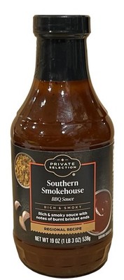 Private Selection Southern Smokehouse Burnt Brisket Ends BBQ Sauce 19oz Barbecue