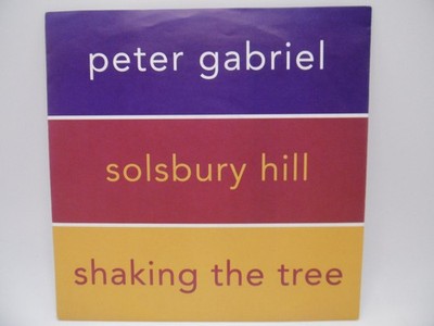 Peter Gabriel, Solsbury Hill, Shaking the Tree, German VIrgin 113 890  7'' 1990