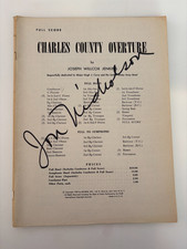 Charles County Overture for Concert Band, Joseph Wilcox Jenkins: Full Score 1959