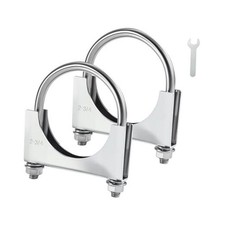 Heavy Duty U Bolt Exhaust Clamp 3/4 Inch Stainless Steel U Muffler 2.75" 2