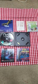 Rare software Sega Saturn DEEP FEAR (Deep Fear) instruction manual, postcard,