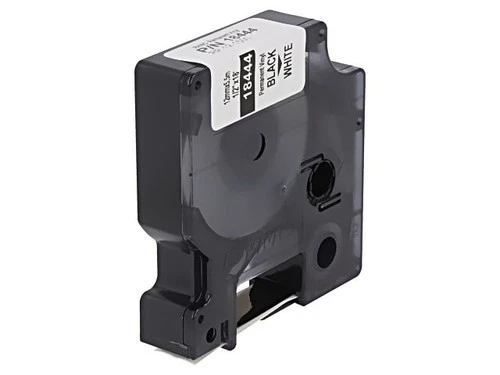 18444 Tape 12mm 5.5m white Drawing color: black DYMO