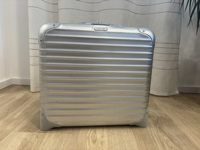 RIMOWA Aluminium Pilotenkoffer / Business Trolley Silber mit Inneneinteilung