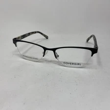 COVERGIRL EYEWEAR CG0544 002 51-17-135 BLACK GRAY FLEX HINGE EYEGLASSES 136C