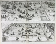 Chine en 1783 Grande Pagode de la Chine Pékin Rare Gravure Asie China