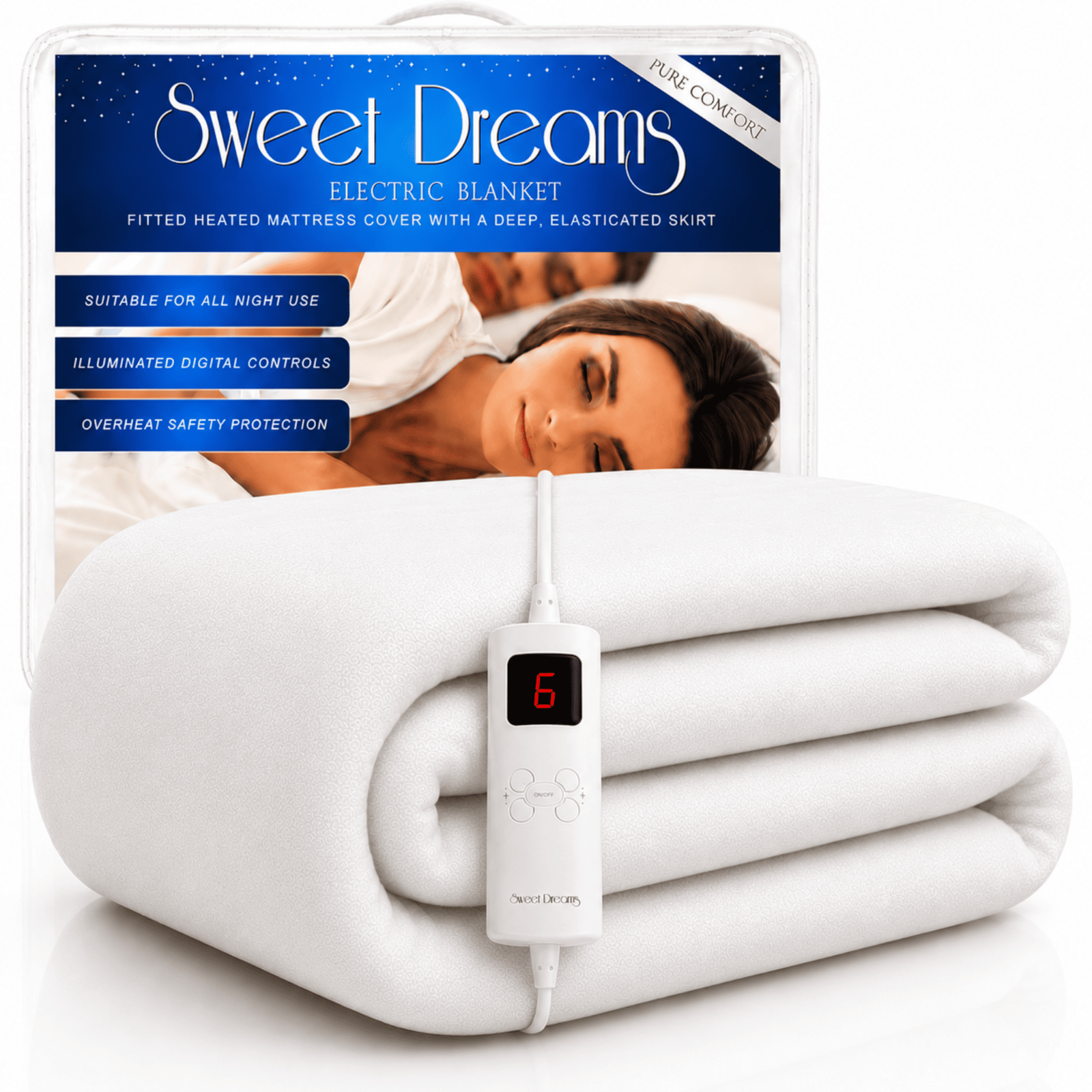 Heated Blanket Electric Mattress Cover Size Single Machine Washable