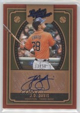 2019 Panini Leather & Lumber Auto Blue 13/50 JD Davis #AU-JD Auto 1o3