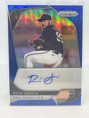 2020 Panini Prizm Rookie Autographs Prizms Blue #42 Rico Garcia 61/99