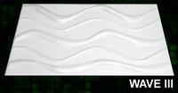 3d Wall Ceiling Panels Polystyrene Tiles - 9 Sqm-wave Iii 3d 100cm X 50cm 3d Wall Ceiling Panels Polystyrene Tiles - 9 Sqm-wave Iii 3d 100cm X 50cm