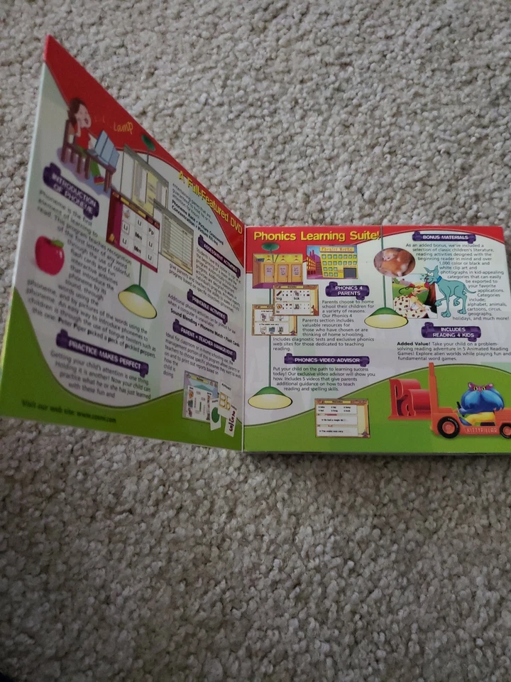 Cosmi Deluxe Phonics 4 Kids Software Windows PC New and Factory Sealed - Image 3 of 3