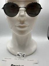 New Vintage Revolution Eyewear With SunShade RE041 Antique Pewter 44 20 145