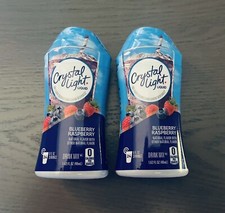 Crystal Light Liquid Blueberry Raspberry 2 Bottles 48 Shots/Servings