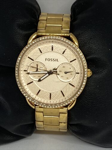 Fossil Tailor ES4264 Womens Stainless Steel Analog Dial Quartz Wrist Watch QB598