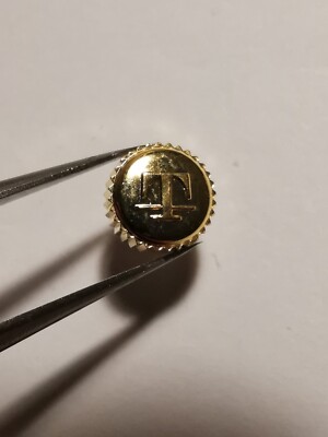 Couronne Pour Montre Tissot Plaquée - Diamètre 6 Mm, Référence 44572, NOS Neuf