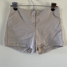 ESPRIT Vintage Shorts Size 1/2 96 Cotton 4 Lycra Tan Beige 2" Inseam Hot Pants