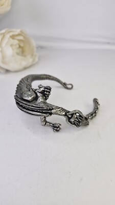 Aegis Dragon Armband Pewter Alchemy Gothic Bracelet Cuff 