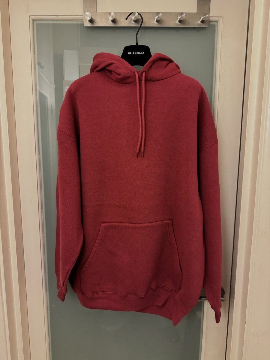 Balenciaga Back Logo Hoodie in Red Size S 100% Authentic | eBay UK Balenciaga Back Logo Hoodie in Red Size S 100% Authentic | eBay UK