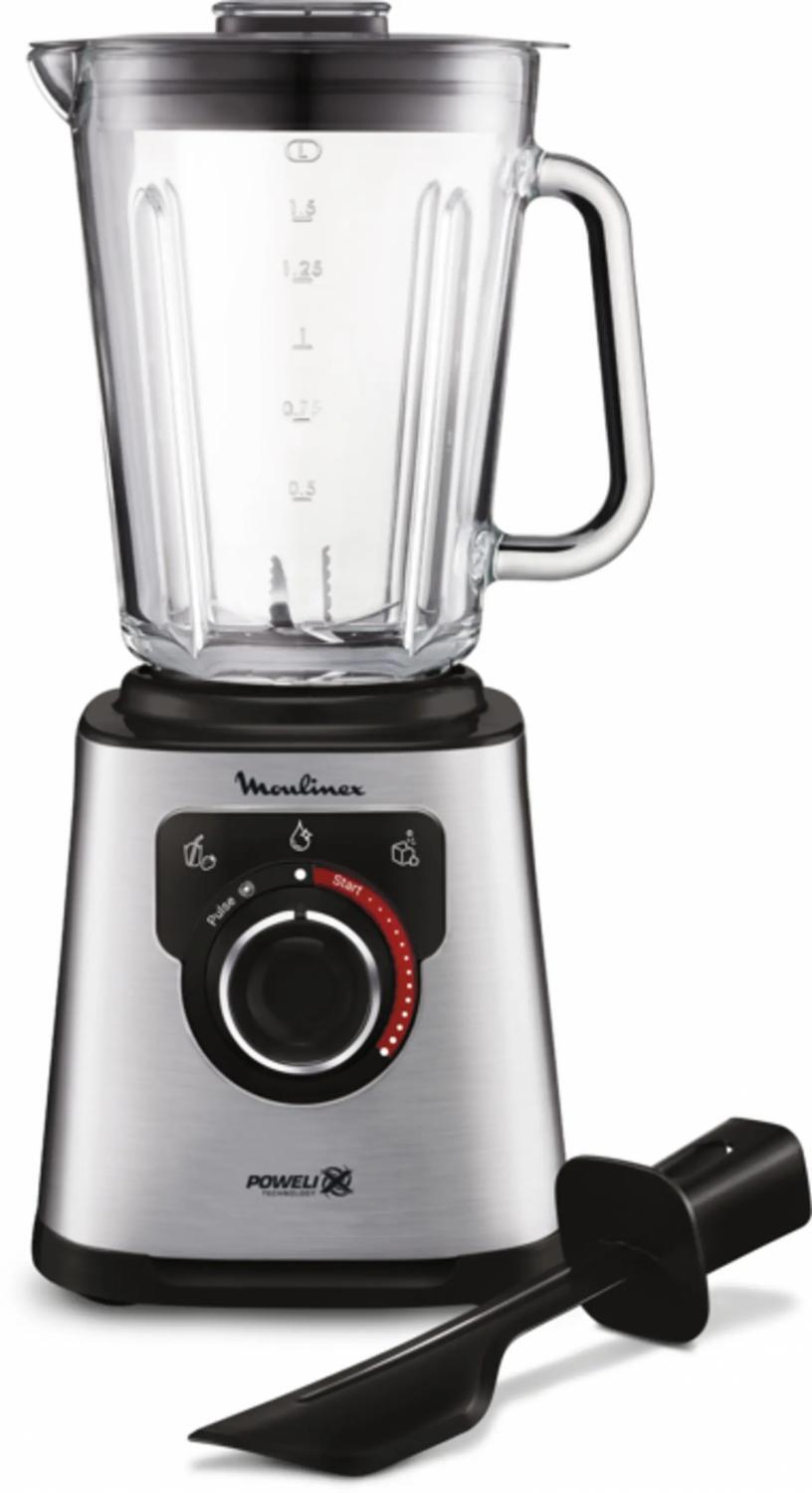 Frullatore con Bicchiere 2 lt 1200 Watt Grigio PerfectMix+ LM871D Moulinex