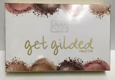 NIB Laura Geller Get Gilded Palette Shadows, Blush & Gloss w/brush $100 Value!!