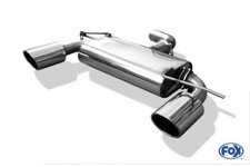 Fox Auspuff Sportauspuff Duplex Komplettanlage für Audi A3 8P 3türer 1,4l TFSI