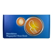 JIAN BOLAND Fingerprint Time Clocks for Employees Small Business, Biometric Time