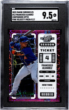 2023 Chronicles Optic Contenders Francisco Alvarez PINK VELOCITY /17 SGC 9.5