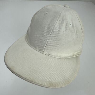 KB Ethos Blank White Ball Cap Hat Fitted 7 Baseball
