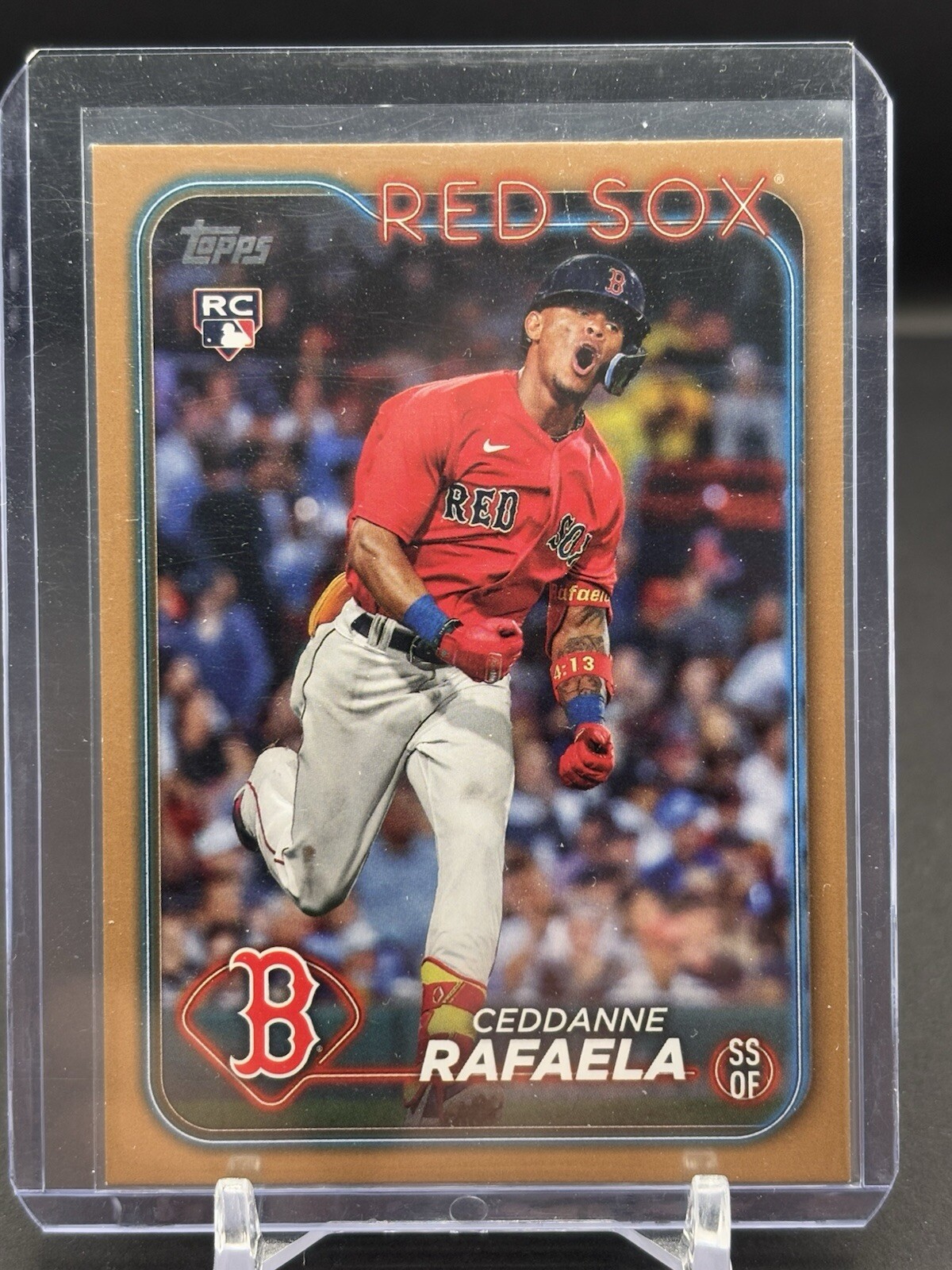 2024 Topps Series 1 #313 Ceddanne Rafaela Gold /2024 Rookie RC