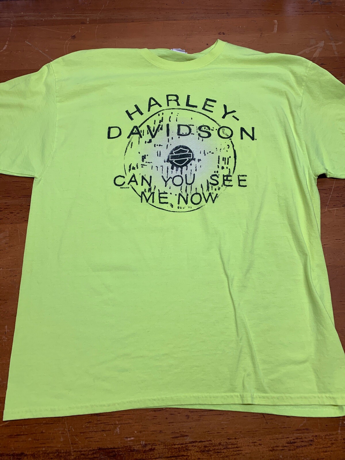 Harley Davidson Outer Banks NC Neon Green Yellow Can … Gem