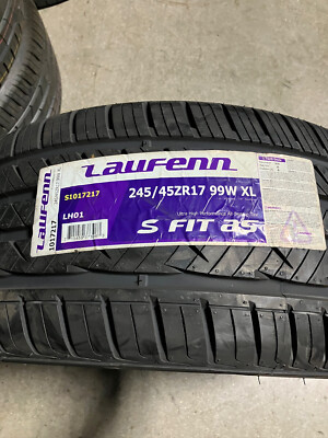 2 New 245 45 17 Laufenn S Fit AS Tires
