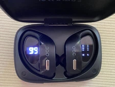OCCIAM T17 TRUE WIRELESS EARBUDS Black  - Tested & Functional