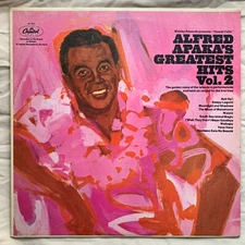 ALFRED APAKA Greatest Hits Vol. 2 1980 Vinyl LP Capitol M-11877 VG