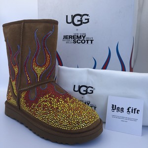 uggs with flames