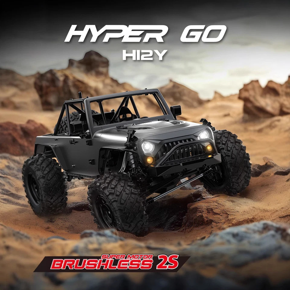 MJX H12Y RC Car 1:12 Off Road Remote Controlled Rock Crawler Brushless 2S 7.4V N - Image 2 of 4