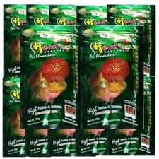 Okiko Cichlid Flowerhorn Fish Food Calcium Head Faster Floating 12 L Pellet 100g