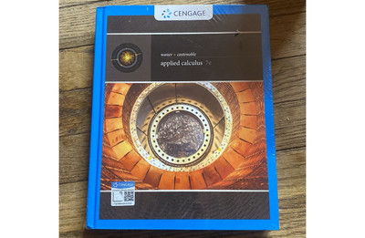 Applied Calculus, 7th edition Hardcover Version by Waner and Costenoble