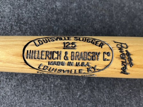 Vtg Reissue William Bill Hart Louisville Slugger H138 Baseball Bat 35” Dodgers - Picture 2 of 10
