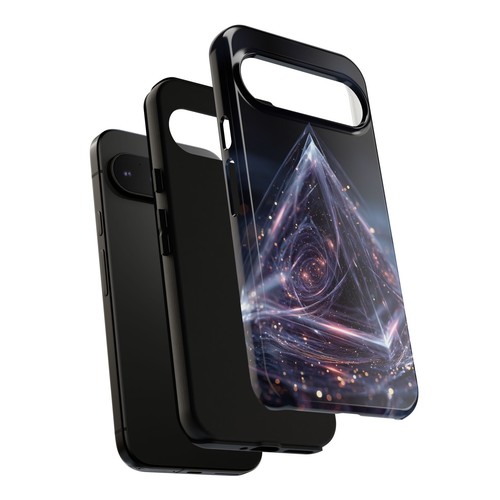 Fractal Purple Pyramid Phone Case for iPhone, Samsung Galaxy, Pixel - 第 225/256 張圖片