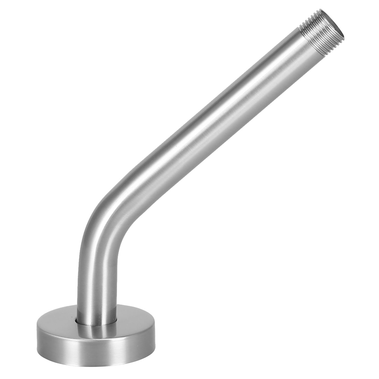 (gebürstet))duscharm Runder Duschkopf Verlängerungsrohr Edelstahl