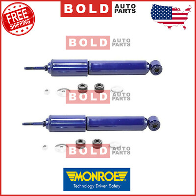 For Pair Set of 2 Front Shocks Absorber Monroe 32206 For 520 521 620 Pickup RWD