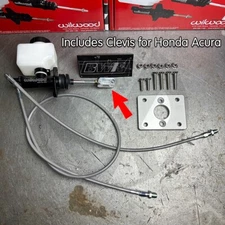 Wilwood Brake Booster Kit w BWR Clevis & Lines for 96-00 Civic w/Staging Brake