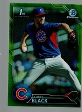 2016 Bowman Chrome Prospects Green Shimmer Refractors #BCP39 Corey Black 17/99