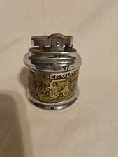 Vintage Deadline flint lighter, Bermuda . Made In Japan