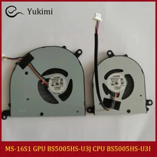 MS-16S1 BS5005HS-U3J FOR MSI Modern PS63 8RC 8M Laptop CPU GPU Cooling Fan
